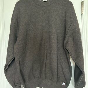 Vintage Russell Men's Brown Sweatshirt- Size Large